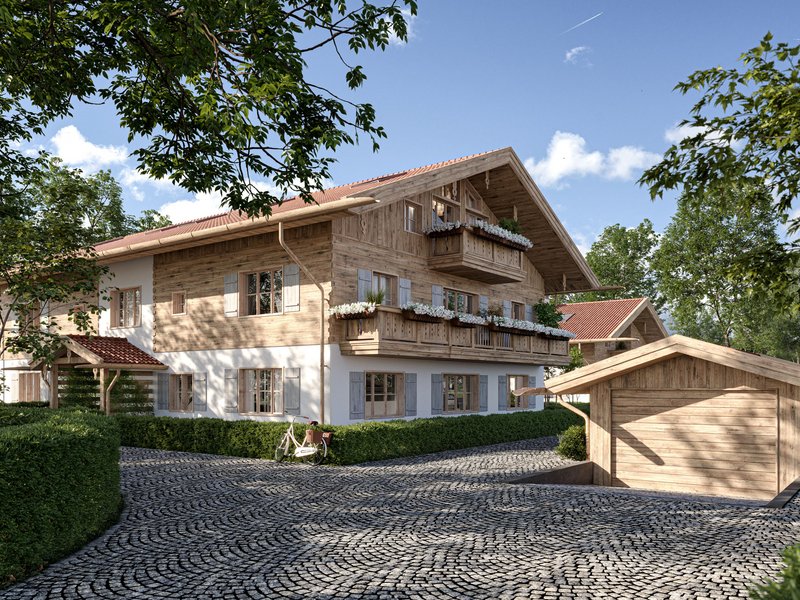 Rottach-Egern, Sanierung Haushälfte
